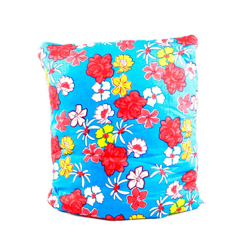 Arabian Flowers Blue Secret Pillow