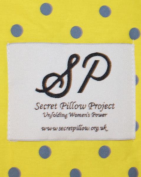 Rickshaw City Yellow Secret Pillow